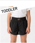 LuLu Toddler Black Shorts