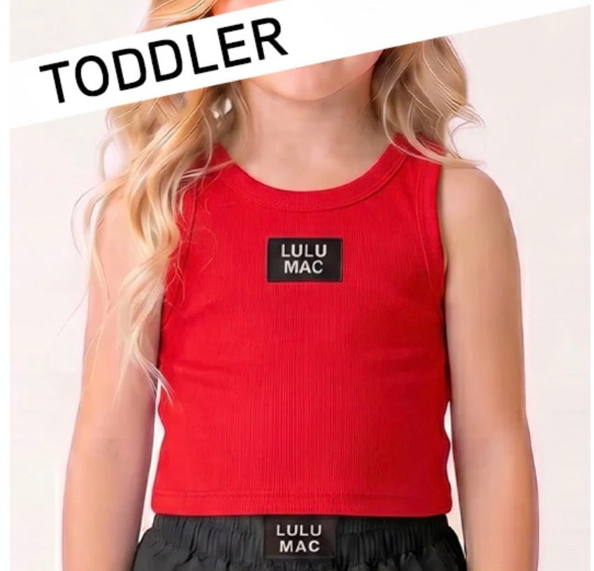 Toddler red Tank