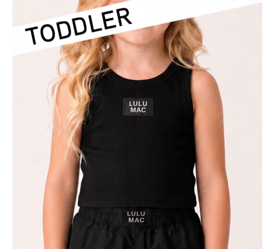Toddler Black tank