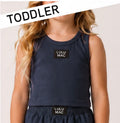 Toddler navy tank