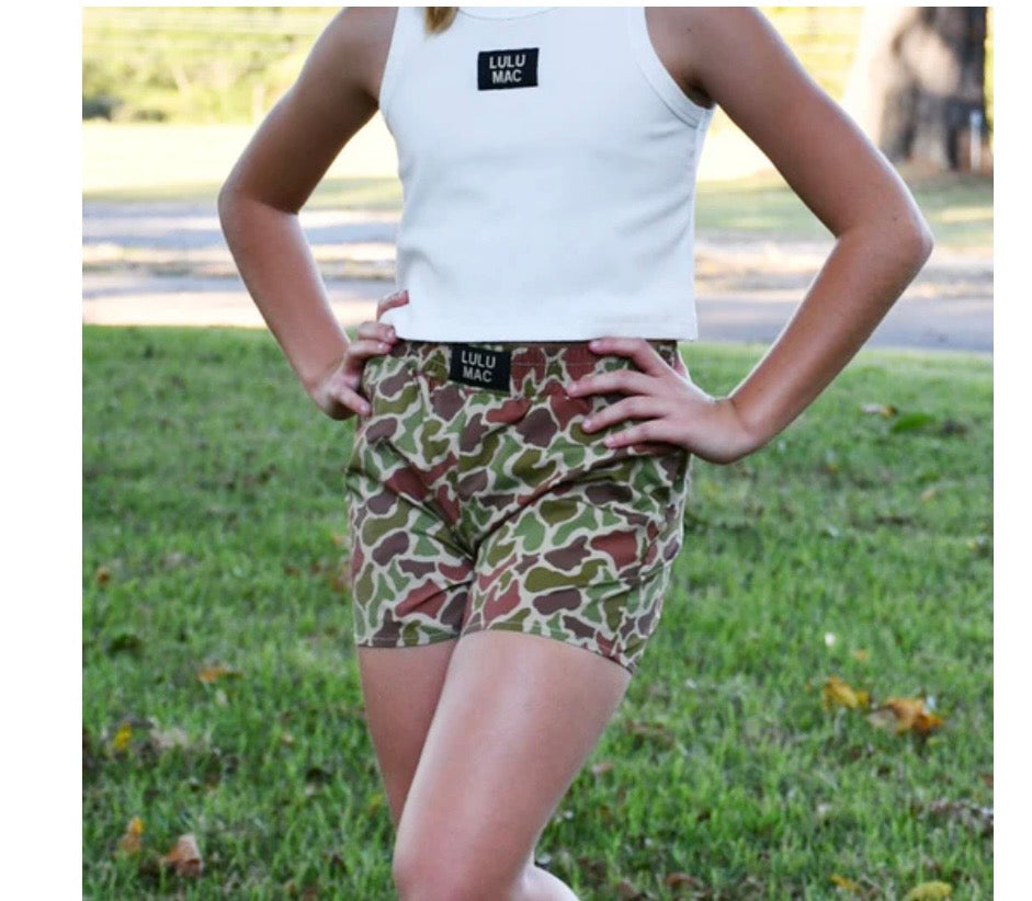LuLu Youth Camo Shorts
