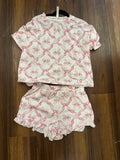 Pink Loveshack Fancy short set