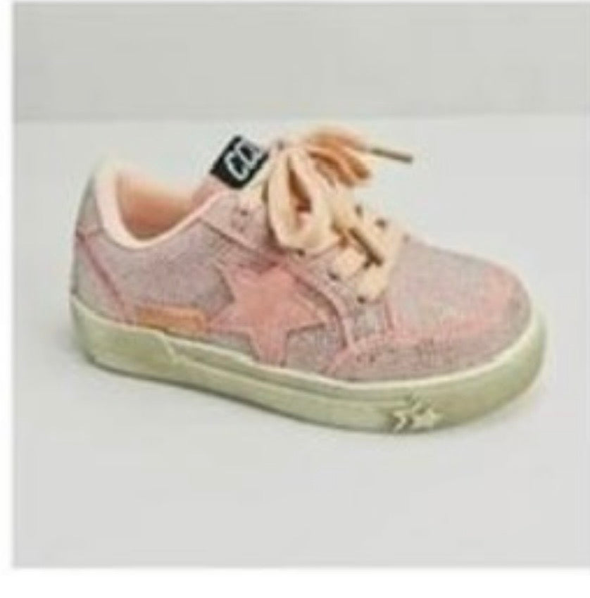 Pink Glitter Star Shoe