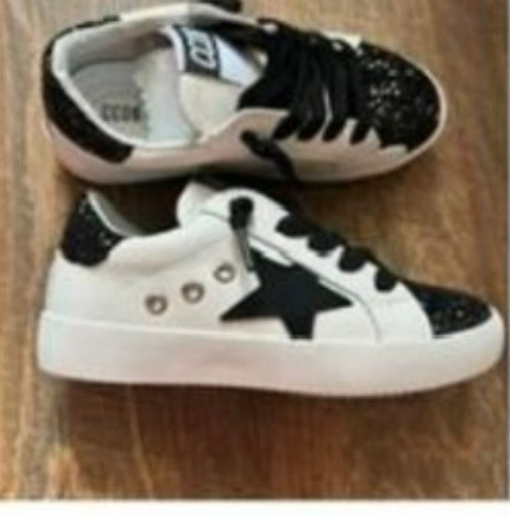 Black Star Black Glitter