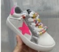Hot Pink Star W Bead Laces