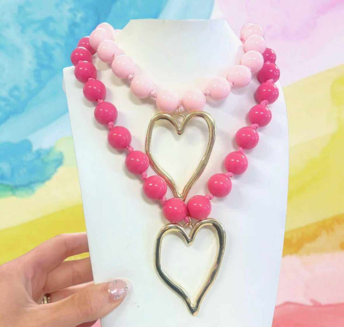 Hot Pink Dally Necklace