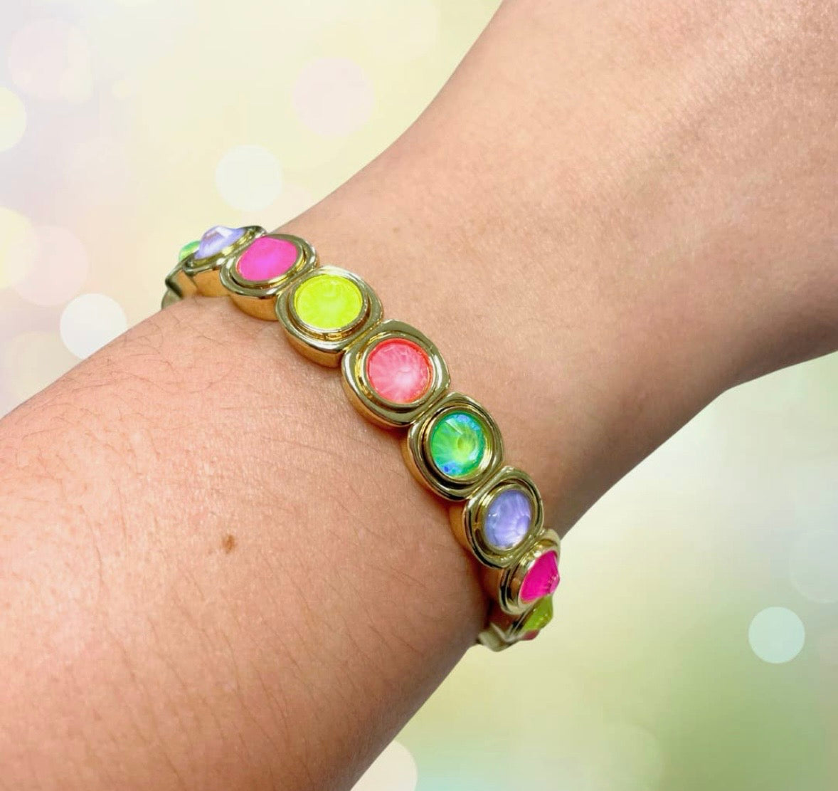 Rainbow Dream Round  Bracelets