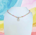 Violet Beaded Necklace
