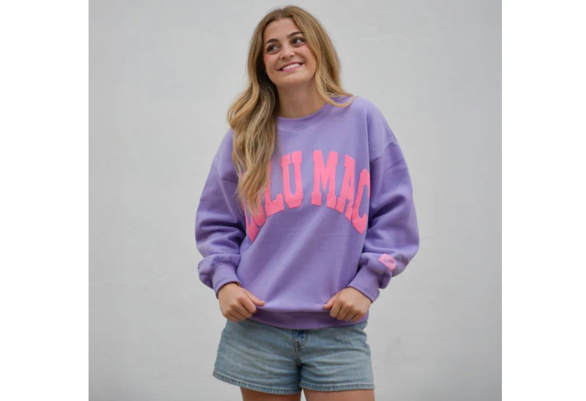 LuLu Purple/Pink Puff Sweatshirt