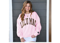LuLu Light Pink/Leopard Sweatshirt