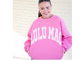 LuLu Pink/Light Pink Puff Sweatshirt