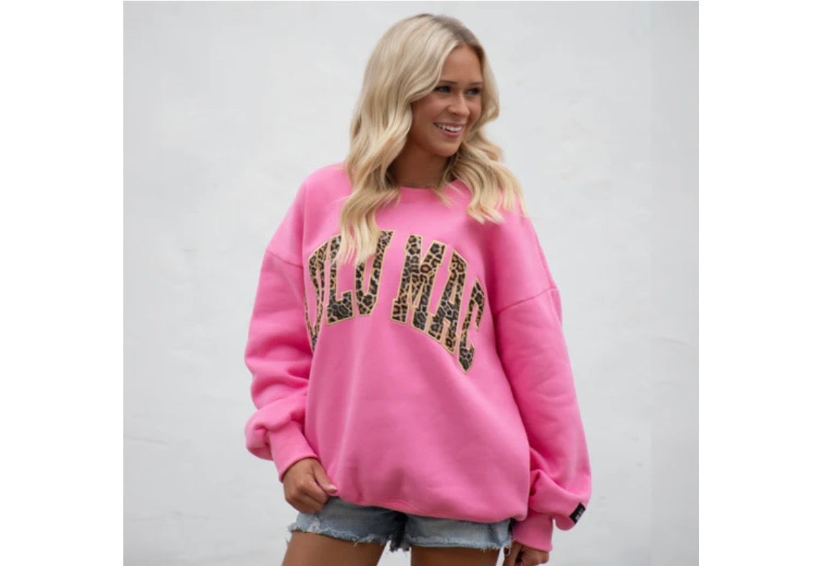 LuLu Bubblegum Leopard Sweatshirt