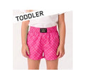 Toddler Bubblegum Mini Dot shorts