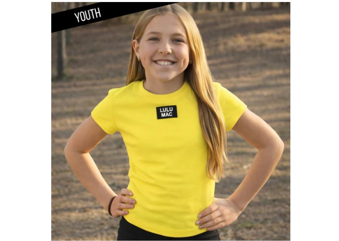 Youth Babydoll Top-Yellow