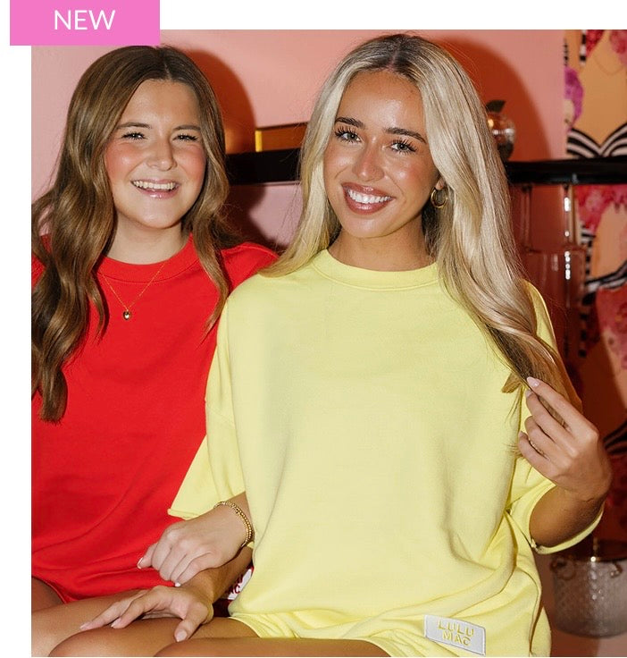 Short Sleeve Terry cloth Top-Yellow