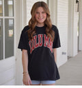 Team Red/Black Checkered tee