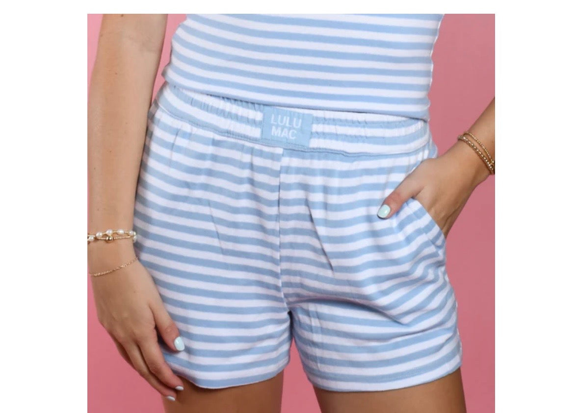 Mac Monochrome Shorts-Light Blue