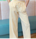 LuLu Yellow Stripe Pants
