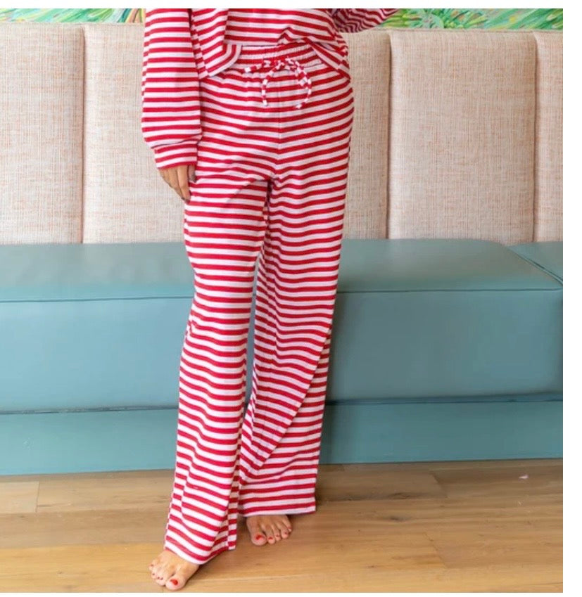 LuLu Red Stripe Pant